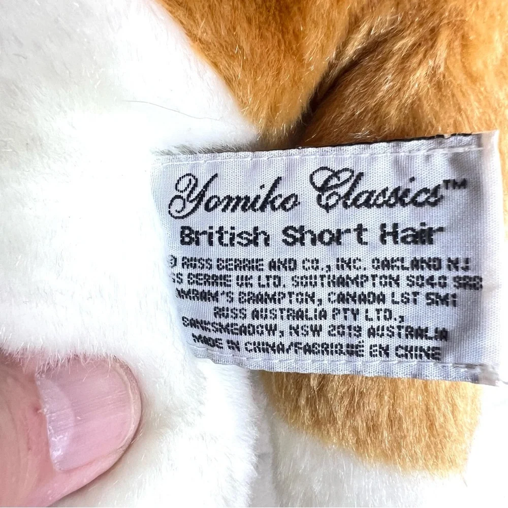 Yomiko Classics Plush British Shorthair Cat: Realistic Russ Berrie Toy